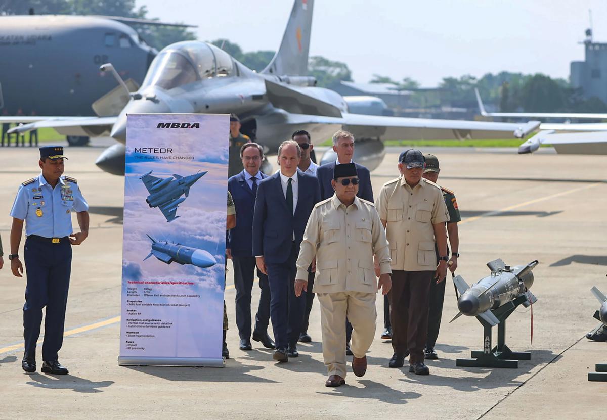 FOTO: Prabowo Serahkan Rafale dan Rudal Meteor untuk Perkuat Pertahanan Udara