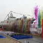 Kapal penghancur (destroyer class) terbaru buatan China tipe 055 seberat 10.000 ton (AP)