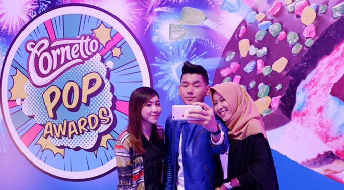 Congrats kepada para pemenang Cornetto Pop Awards 2017, teruslah berkarya dan jadikan Indonesia makin nge-pop! (Foto: Hidya Anindyati)