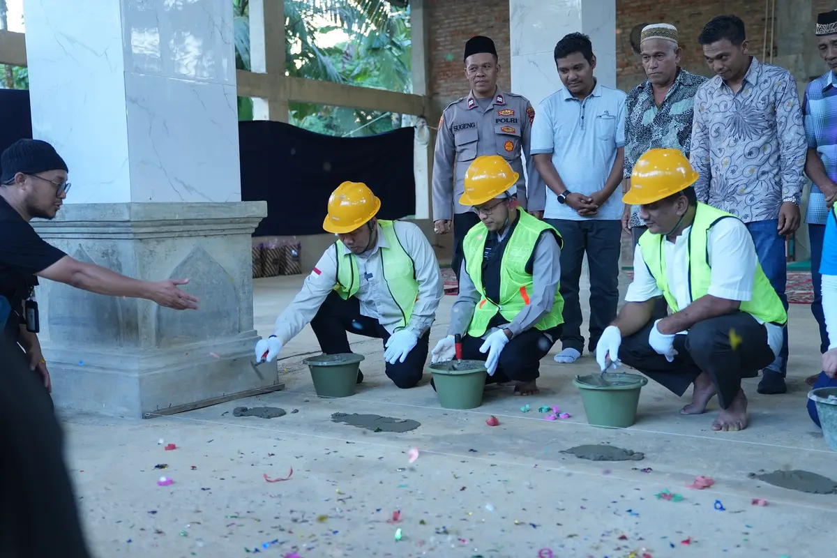 Pembangunan masjid terdampak bencana di Aceh Tamiang