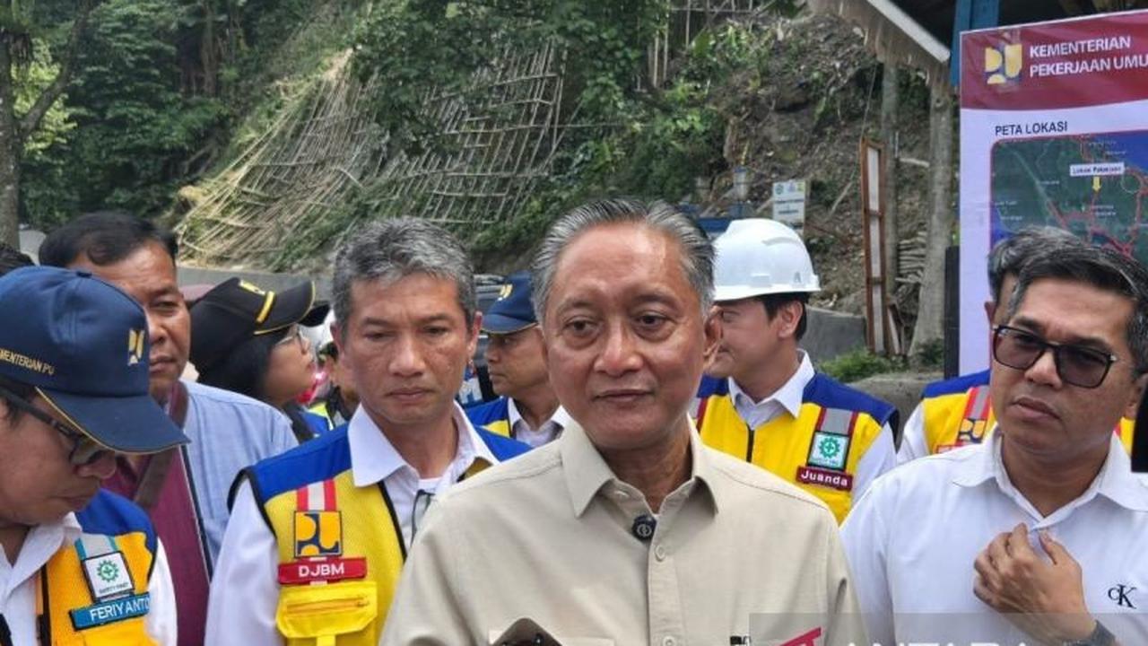 Menteri PU Targetkan Penanganan Longsor Ruas Jalan Medan-Berastagi Rampung Desember 2025