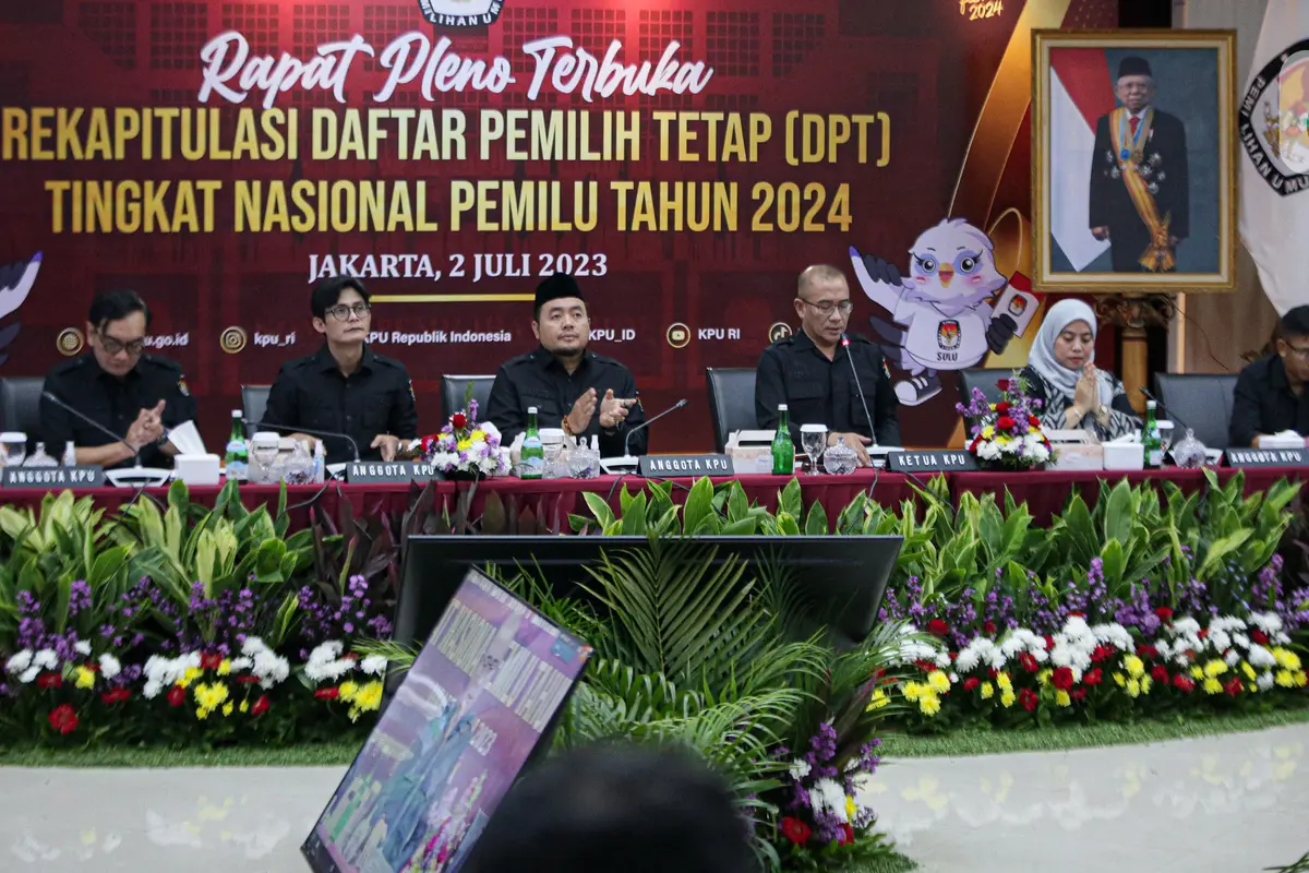 KPU Tetapkan DPT Pemilu 2024