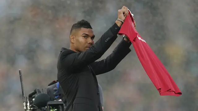 Manchester United Perkenalkan Casemiro di Old Trafford Sebelum Laga Lawan Liverpool