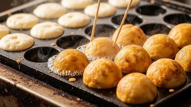 Trik membuat takoyaki dengan bahan yang mudah didapat di pasar lokal