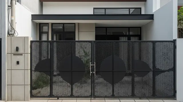 Pagar Perforated Metal atau Besi Berlubang