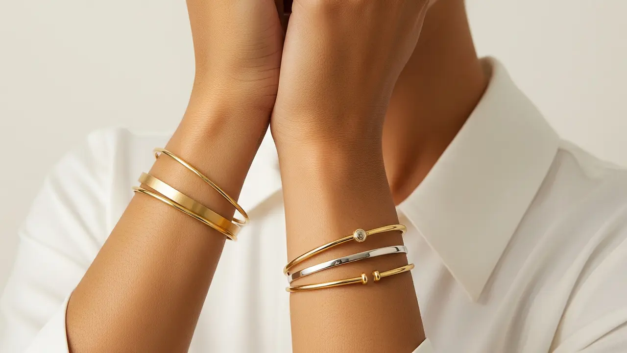 9 Model Gelang 3 Emas