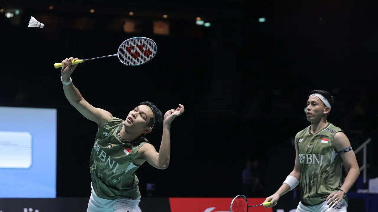 Fajar Alfian/Muhammad Rian Ardianto - Singapore Open 2024 - Bulu Tangkis