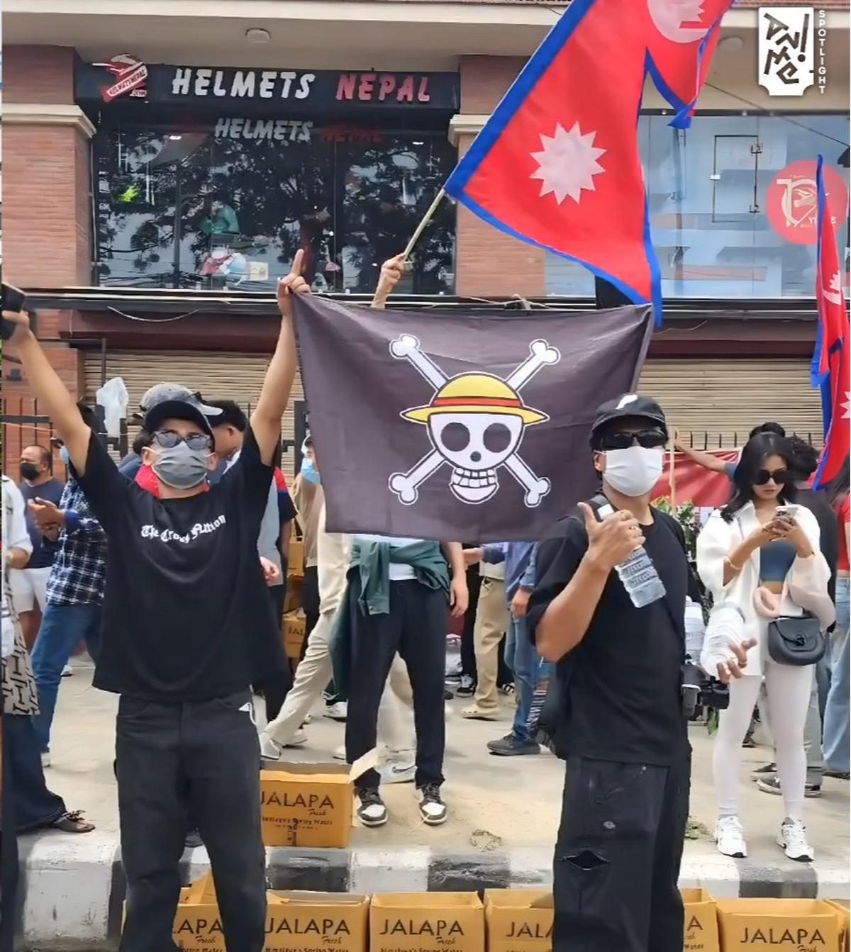 bendera one piece di nepal