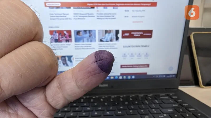 Warganet Ramai Pamer Foto Tinta Biru di Jari Usai Nyoblos, Pemilu 2024 Trending di X