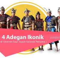 Berikut 4 adegan ikonik sinetron Saur Sepuh the Series episode pertama.