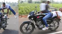 Ekstrem! Yoga di Atas Motor