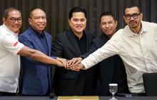 FOTO: Momen Erick Thohir Blak-blakan Alasan Pecat Shin Tae-yong, Singgung Strategi yang Disepakati Pemain