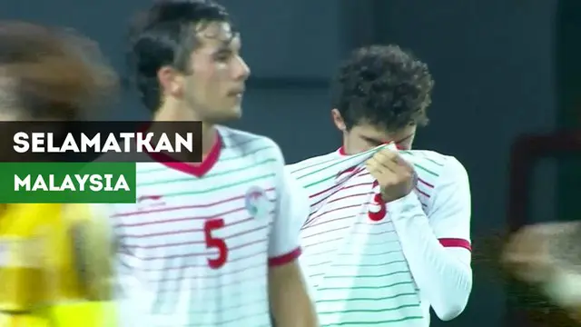 Berita video momen gol bunuh diri pemain Tajikistan U-19, Hanonov Vahdat, yang menyelamatkan Malaysia U-19 dari kekalahan pada Grup D Piala AFC U-19 2018, Selasa (23/10/2018).