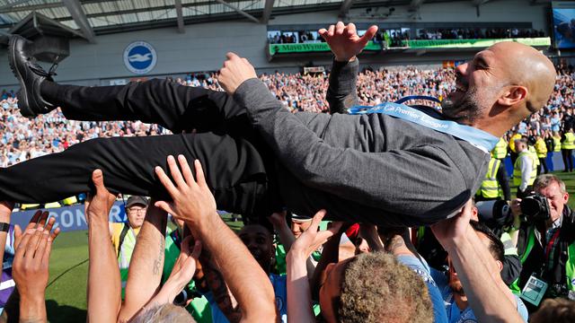 Kebahagiaan Pemain Manchester City Usai Juara Liga Inggris