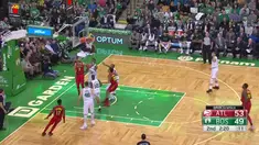Berita video game recap NBA 2017-2018 antara Boston Celtics melawan Atalanta Hawks dengan skor 119-110.