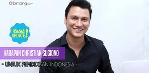 Christian Sugiono berbagi cerita soal pengalaman belajarnya.
