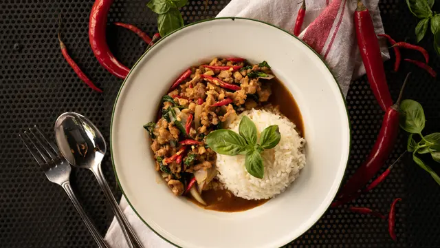 Ilustrasi masakan daging kecap