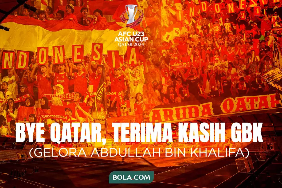Kolase - Suporter Timnas Indonesia di Qatar