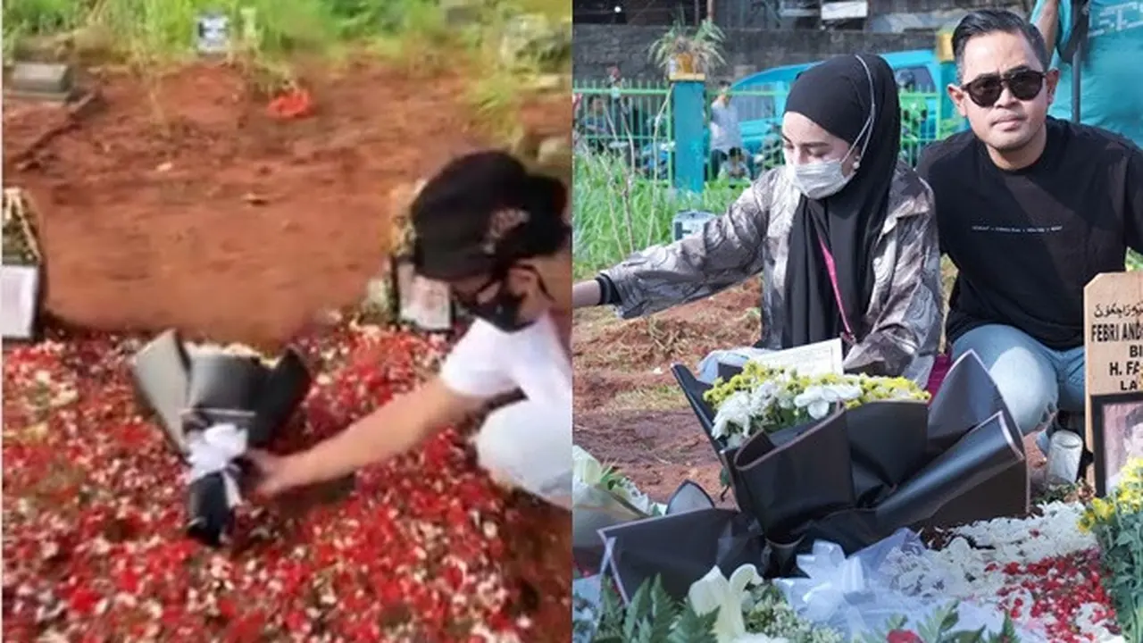 5 Seleb Ziarah ke Makam Vanessa Angel dan Bibi Ardiansyah, Kirimkan Doa