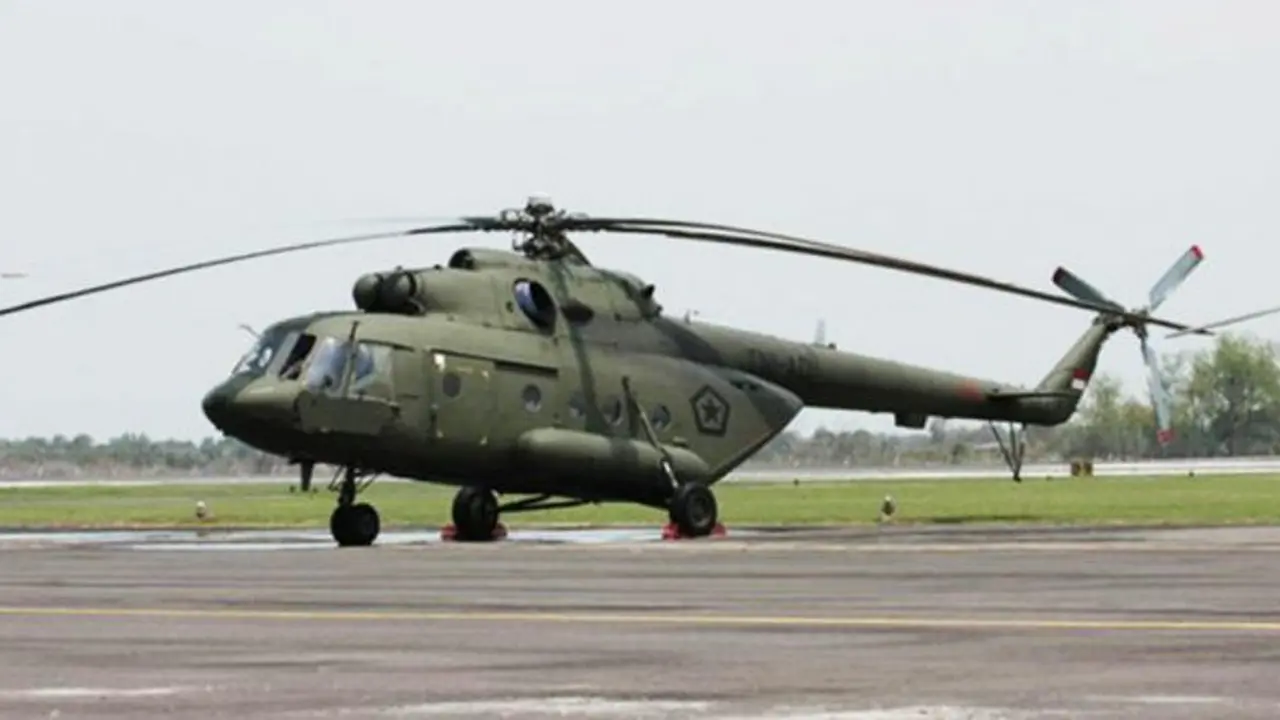 Helikopter Milik TNI AD Jatuh di Poso