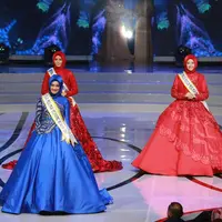 3  Finnalis Puteri Muslimah Indonesia 2017 meraih gelar atribut  | foto : Adrian Putra / Bintang.com