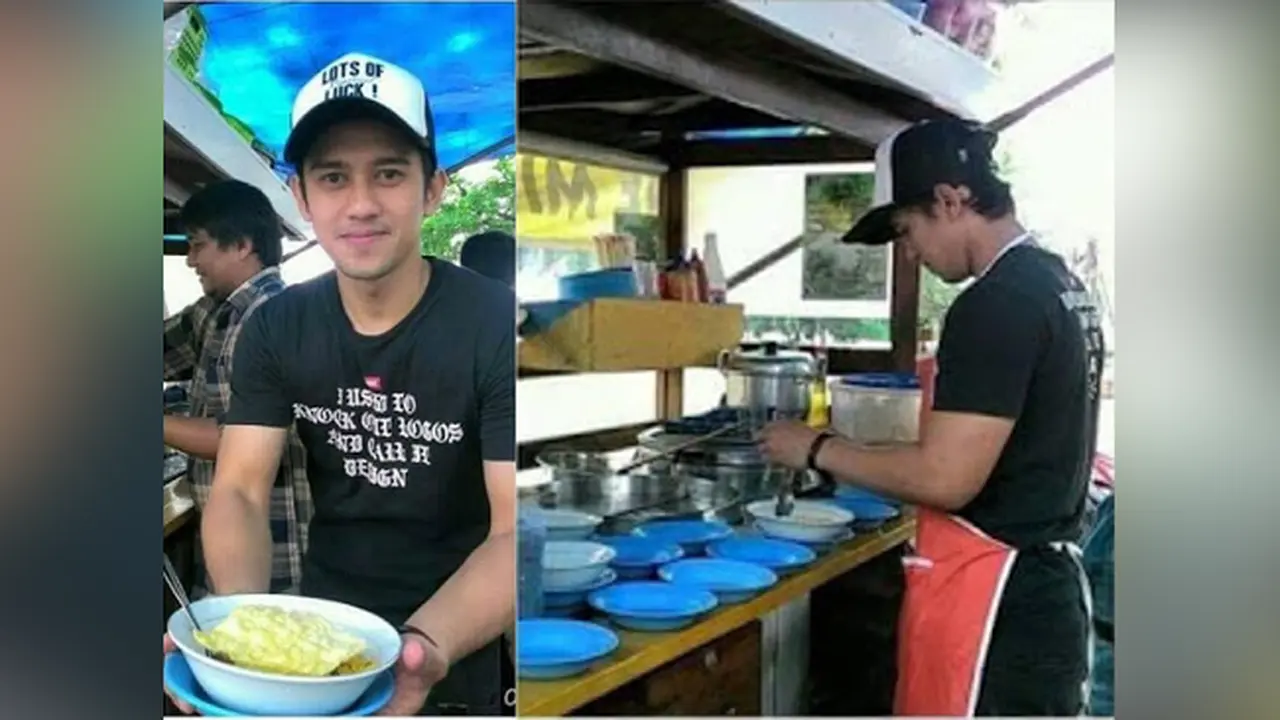 Penjual Cwie Mi Ganteng yang Bikin Pelanggan Wanita Terpesona
