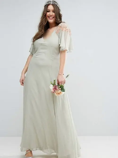 Baju bridesmaid plus size sale