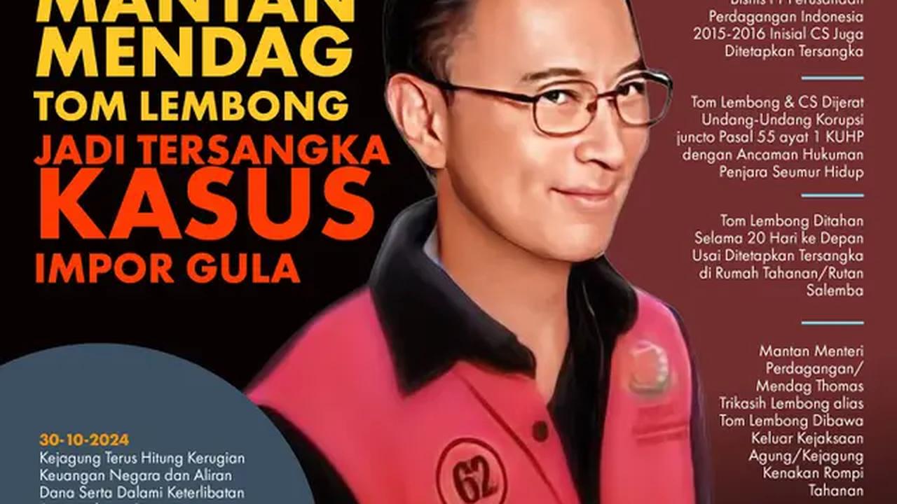 Infografis Kronologi Mantan Mendag Tom Lembong Jadi Tersangka Kasus Impor Gula. (Liputan6.com/Abdillah)