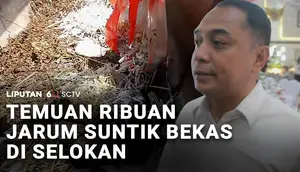 Temuan Ribuan Jarum Suntik Bekas di Selokan