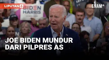 Presiden Joe Biden resmi mundur dari pencalonan presiden Amerika Serikat tahun 2024 sebagai kandidat Demokrat. Dalam surat yang diunggah ke akun X-nya, Biden menyatakan bahwa demi kepentingan partai dan negara, ia akan fokus menjalankan sisa masa jab...