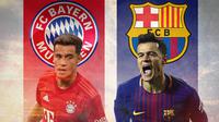 Philippe Coutinho - Bayern Munchen dan Barcelona (Bola.com/Adreanus Titus)