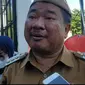 Bupati Rudy Gunawan mengatakan, persoalan pribadi para pendemo tidak bisa menjadi salah satu acuan untuk menjatuhkan citra pemerintahan dirinya bersama wakilnya, Helmi Budiman dalam memimpin Garut hingga akhir 2023 mendatang.(Liputan6.com/Jayadi Supriadin)