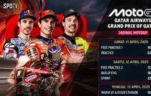 Jadwal Lengkap MotoGP Qatar 2025, dari Sesi Latihan hingga Race Utama