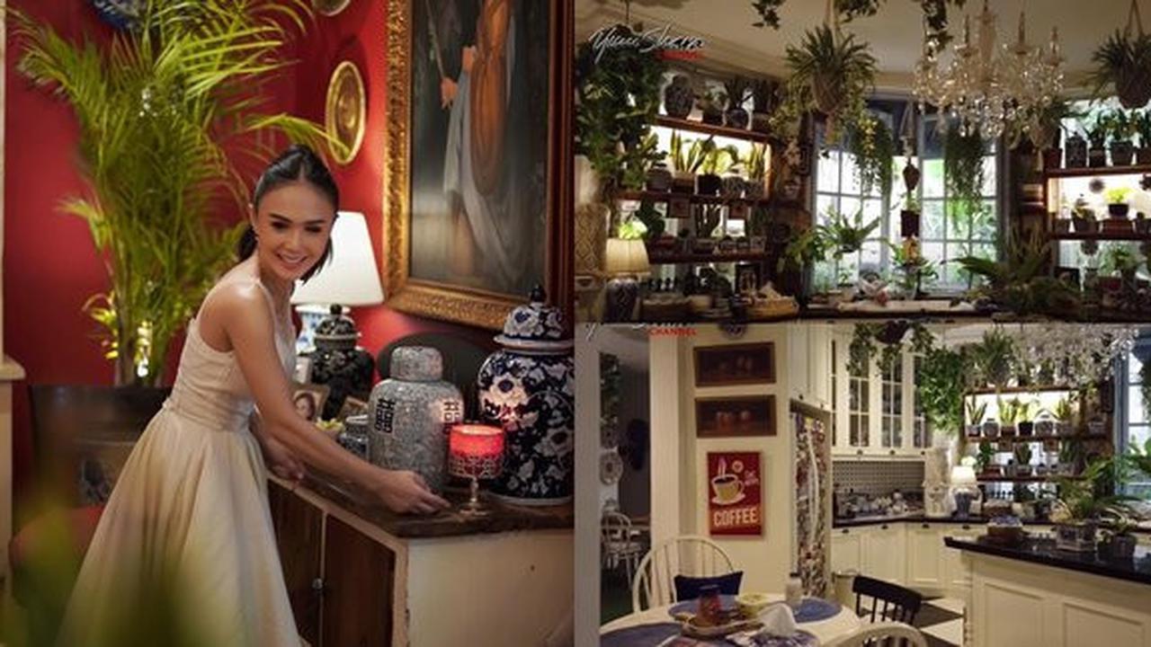 Bikin Betah Memasak, 8 Potret Dapur Vintage dan Estetik Yuni Shara: Banyak Tanaman dan Koleksi Keramik