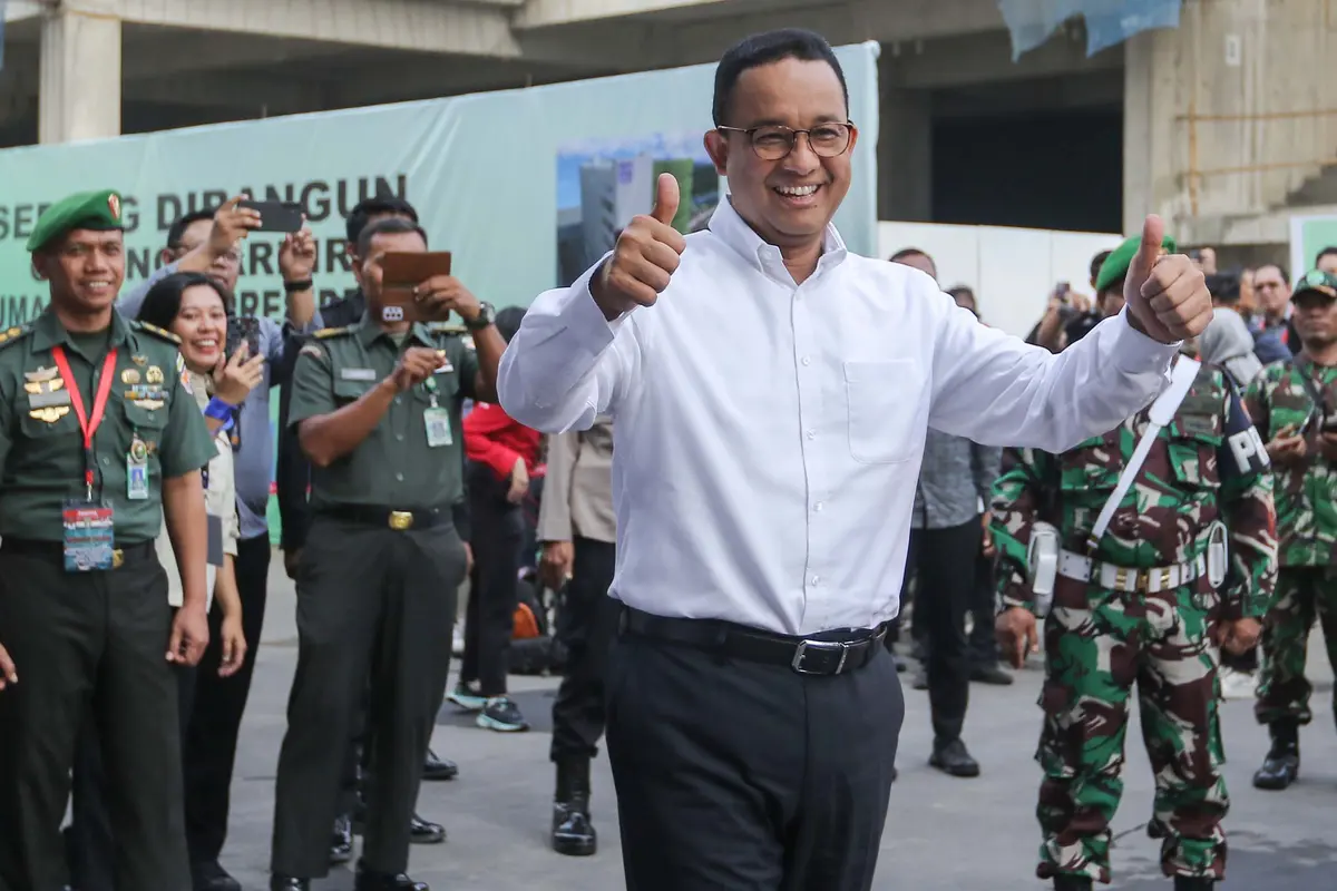 Anies Baswedan dan Muhaimin Iskandar Tiba di RSPAD Gatot Soebroto