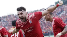1. Marko Simic (Striker) – Mesin gol Macan Kemayoran ini adalah top scorer sementara di Piala Presiden 2018 dengan torehan sembilan gol. Kemampuan duel udara dan tendangan akuratnya siap merobek jala gawang Bali United. (Bola.com/M Iqbal Ichsan)