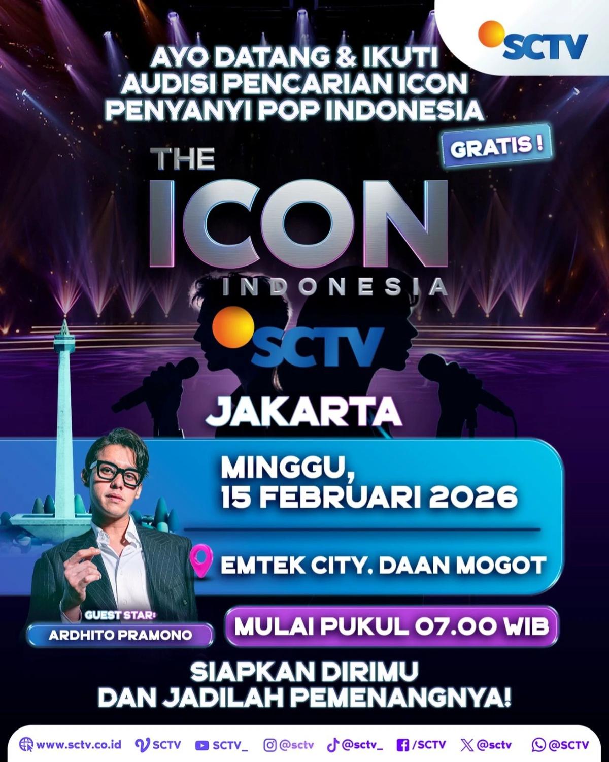 Audisi "The Icon Indonesia" akan Hadir di Jakarta Sebagai Kota Terakhir