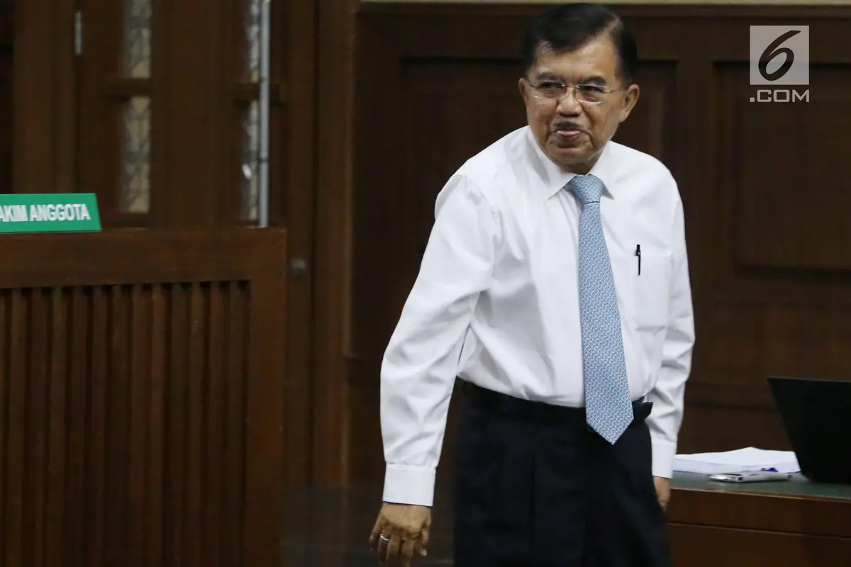 Wapres JK Duduk Sebagai Saksi Sidang SDA