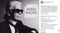 Karl Lagerfeld akan mendonasikan gaun prom night bagi para gadis di kota New York (instagram/karllagerfeld)