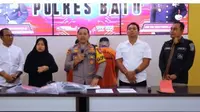 Polres Batu mengamankan pasangan yang mengaborsi anak hasil hubungan gelap. (Istimewa)