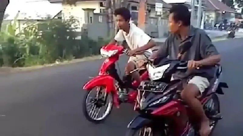 Aksi balap liar yang berakhir tragis