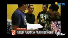 Polisi tangkap Hermawan Susanto, pemuda viral yang mengancam penggal kepala Presiden Jokowi.