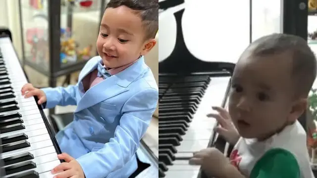 Transformasi Gaya Rayyanza Main Piano, Dulu Masih Pakai Popok Kini Elegan Pakai Jas (credit: https://www.instagram.com/newsrans/).