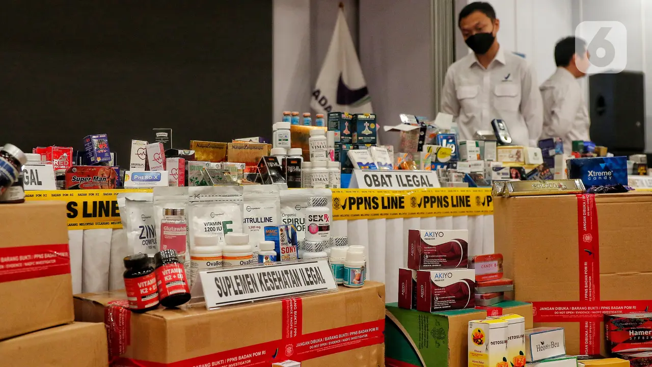 BPOM RI Sita Ribuan Obat Ilegal dari Marketplace