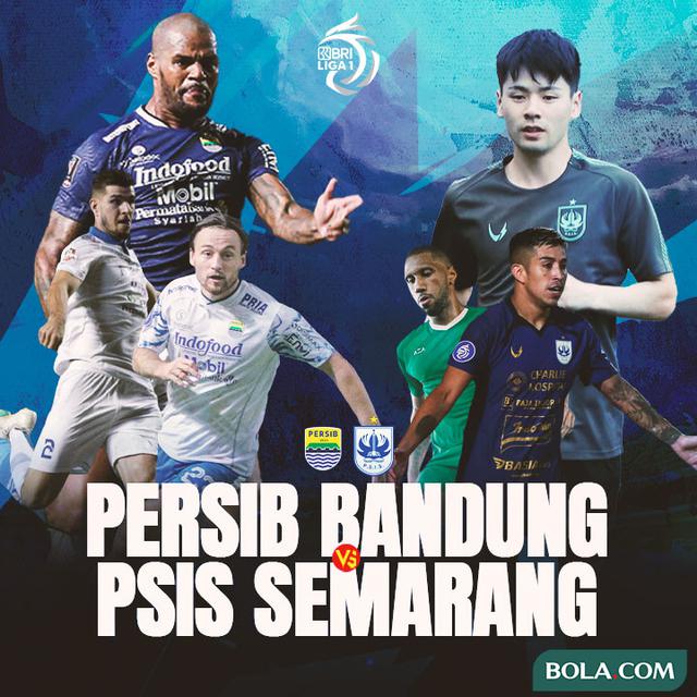 Duel Antarlini Persib Vs PSIS di BRI Liga 1: Perang Bintang yang Sengit