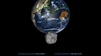 Asteroid 2014 DX110 Menyalip Bulan dan Dekati Bumi, Berbahaya? 