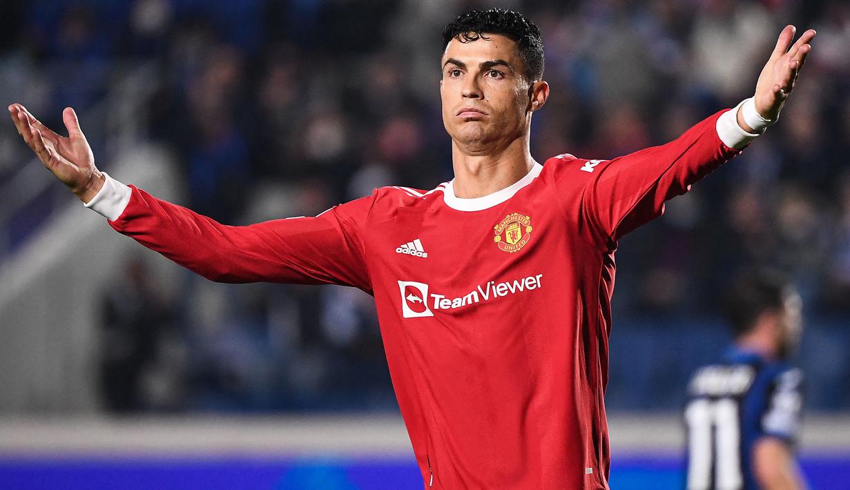Sejak kembalinya ke Manchester United, Cristiano Ronaldo tercatat telah mencetak 4 gol dalam 8 penampilannya di Liga Inggris. Hal tersebut ternyata belum cukup untuk membuat dirinya masuk ke dalam daftar pemain berusia tua tersubur di Liga Domestik. (AFP/Marco Bertorello)