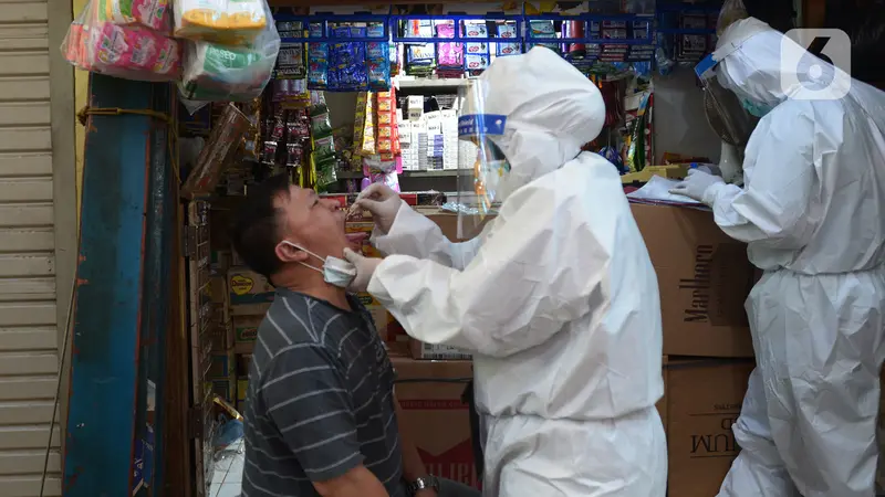 Swab Test  Pasar Karang Anyar