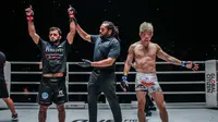 Shamil Gasanov menang lewat keputusan mutlak atas Oh Ho Taek di ONE Fight Night 18 (dok. ONE Championship)