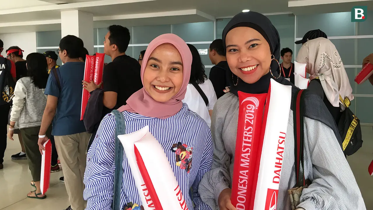 Penonton di final Indonesia Masters 2019